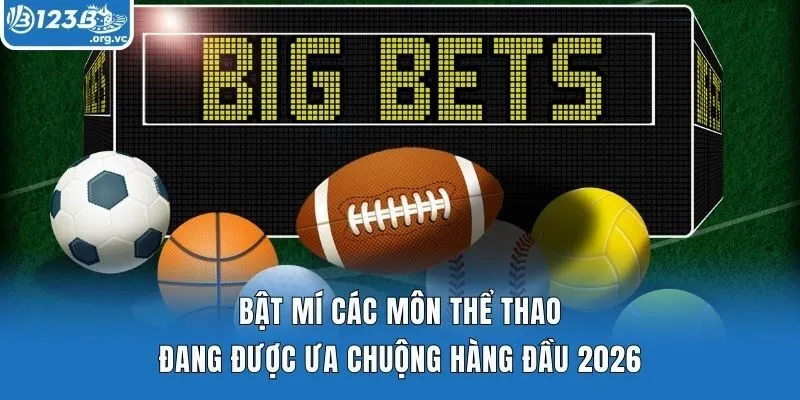 Bật mí các môn thể thao đang được ưa chuộng hàng đầu 2026